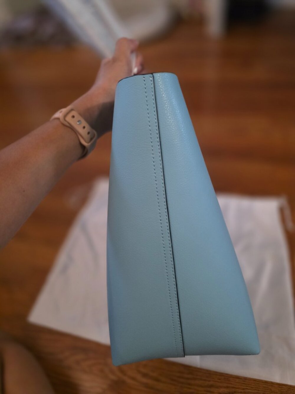 Kate Spade light blue tote - Picture 2 of 4